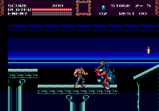 Castlevania - The New Generation (Europe) In game screenshot